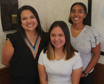 Becky, Jasmine and Nichole — front desk team at Family Medical Center