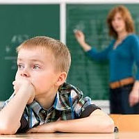 Child with supportive family members
