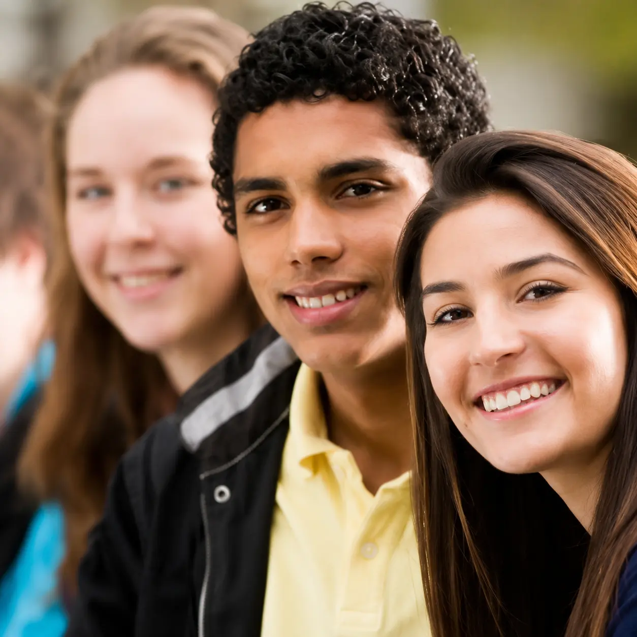 Teenage patient in a supportive consultation